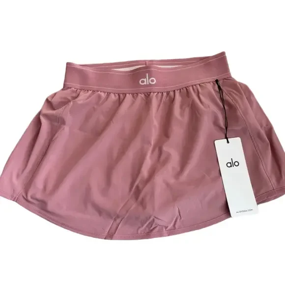 NWT AUTHENTIC ALO YOGA PINK WILD ROSE MATCH POINT SKIRT SAME DAY SHIP LAST ONE - Picture 9 of 10